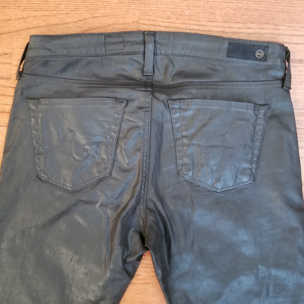 Adriano Goldschmied Metallic Gray The Legging Super Skinny Pants - Picture 5 of 9